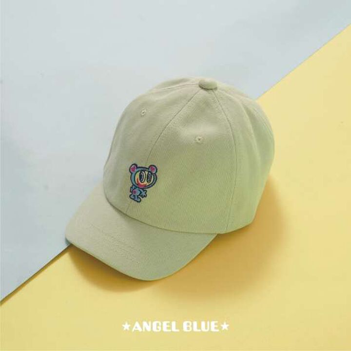 [ANGEL BLUE] Mr. Nakamura Embroidered Cap,Beige, medium image number 4