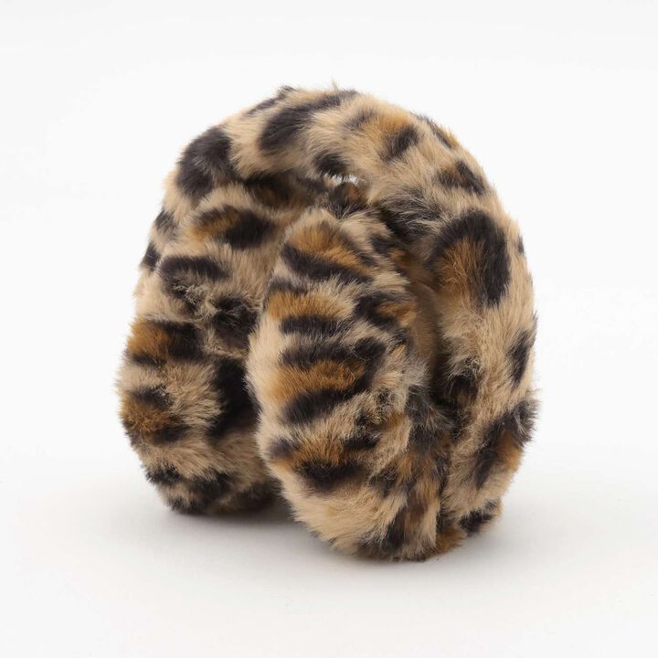 Faux Fur Ear Muffs,Ivory, medium image number 6