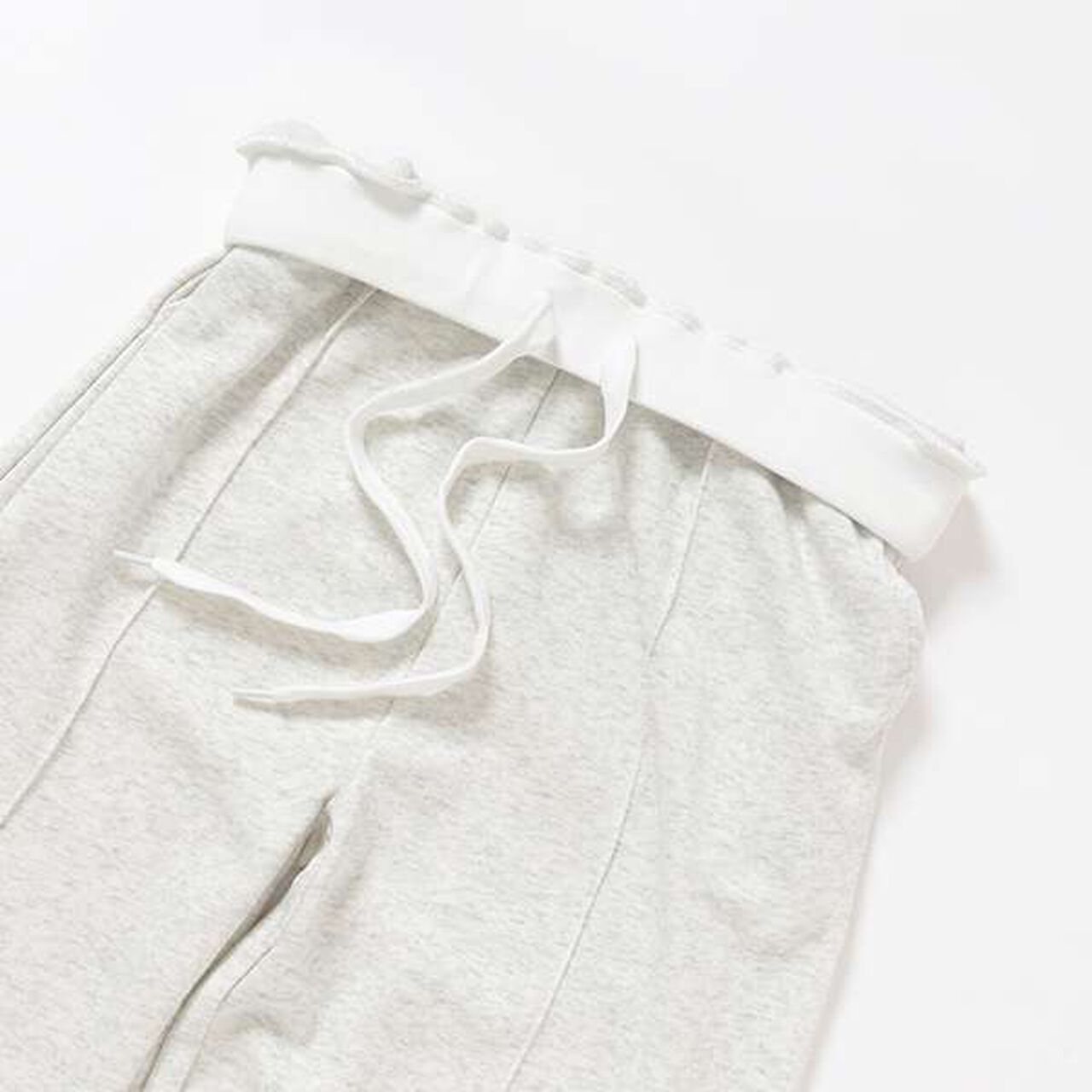 [LTXC] Quick-Dry Absorbent Waist Logo Sweatpants,Smoke white, large image number 6