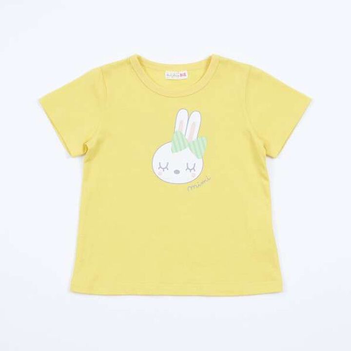 KP Rabbit Back Logo Short Sleeve T-Shirt [100-130],Pink, medium image number 2