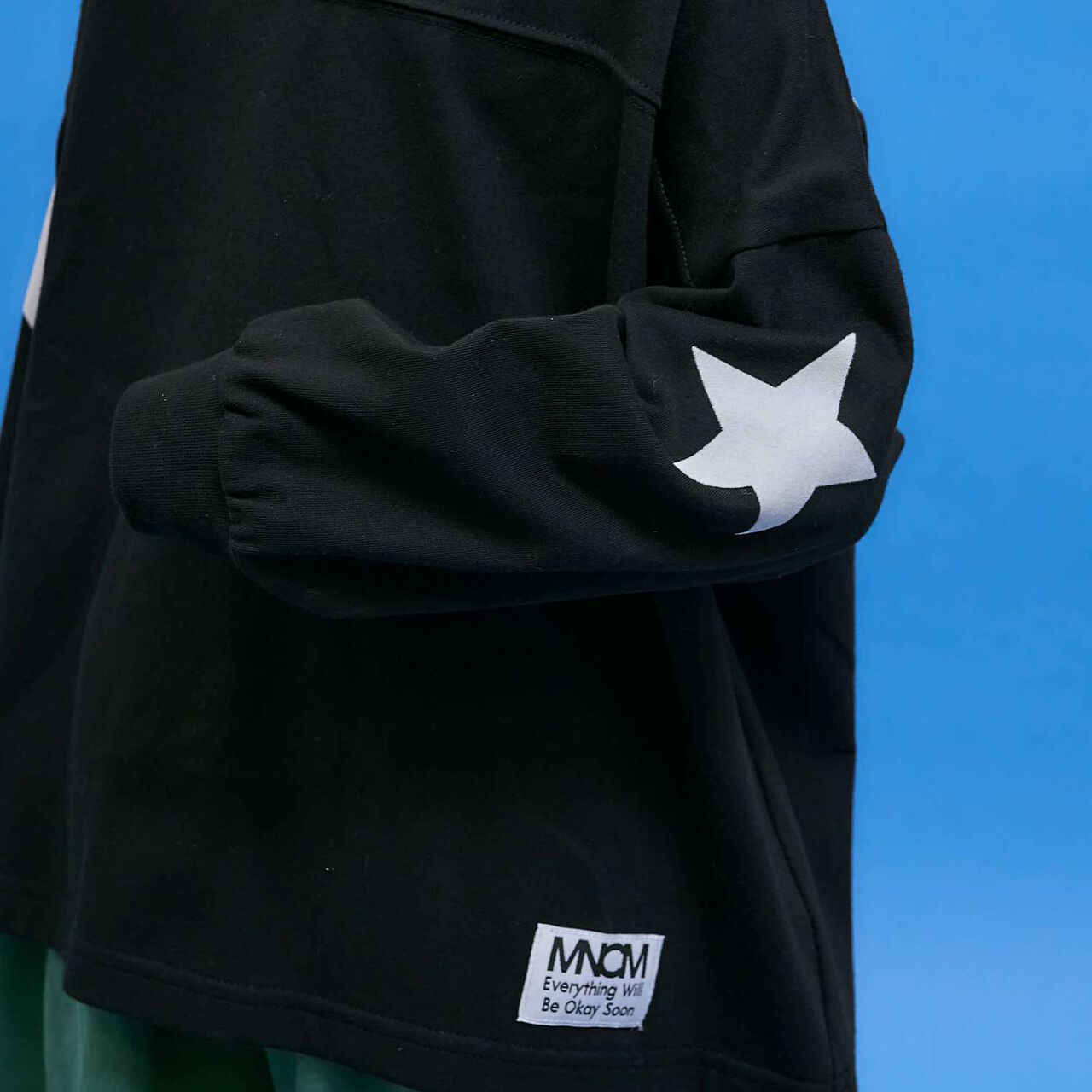 Anti-Stain Quick-Dry Back Print T-Shirt [MNCM],Navy, large image number 24