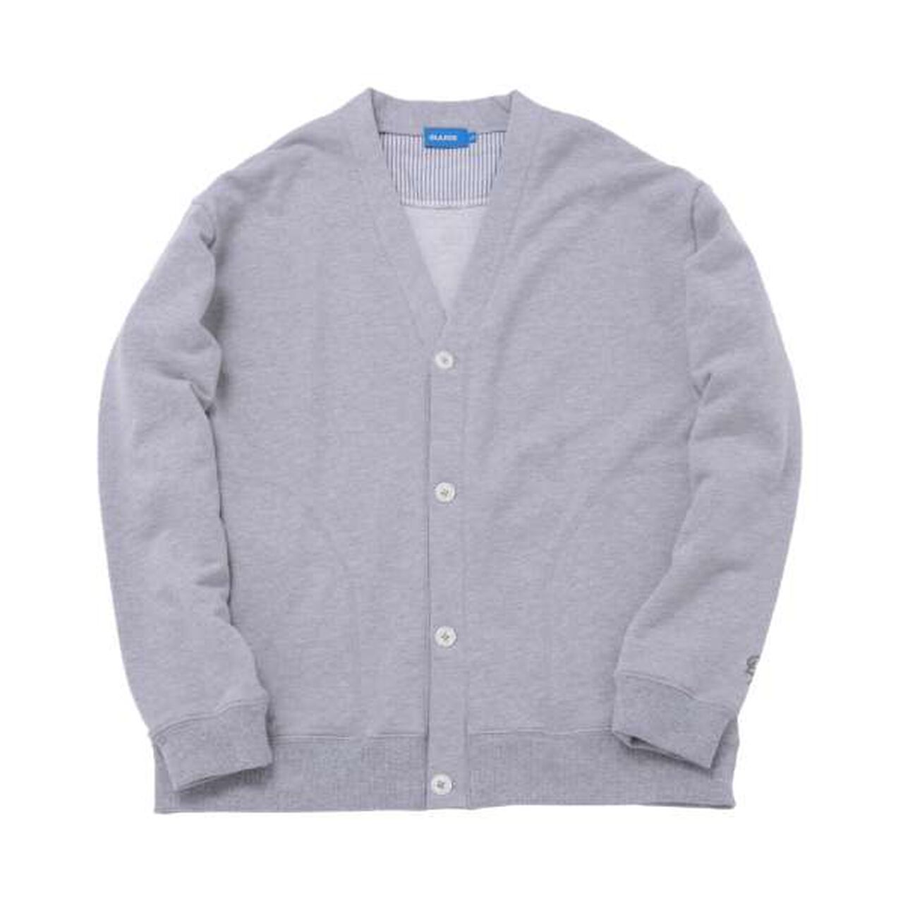 Quick-Dry & Pilling-Resistant Fleece Simple Cardigan,Top gray, large image number 0