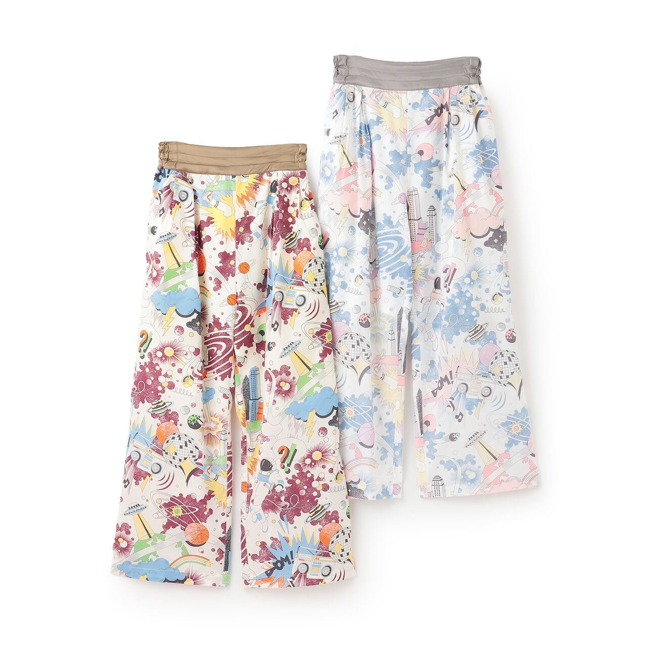 LUKEY S ROBOT Adult Tuck Pants,Multi color, large image number 7