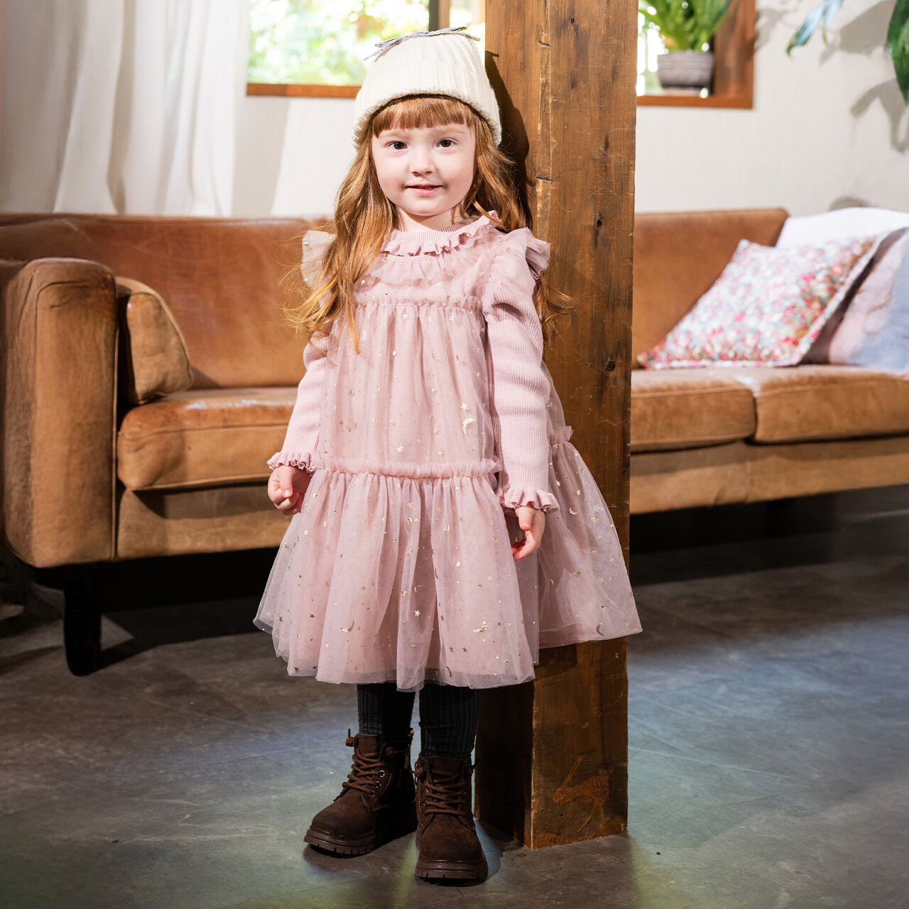 Bunny Ear Beanie,Pink, large image number 8