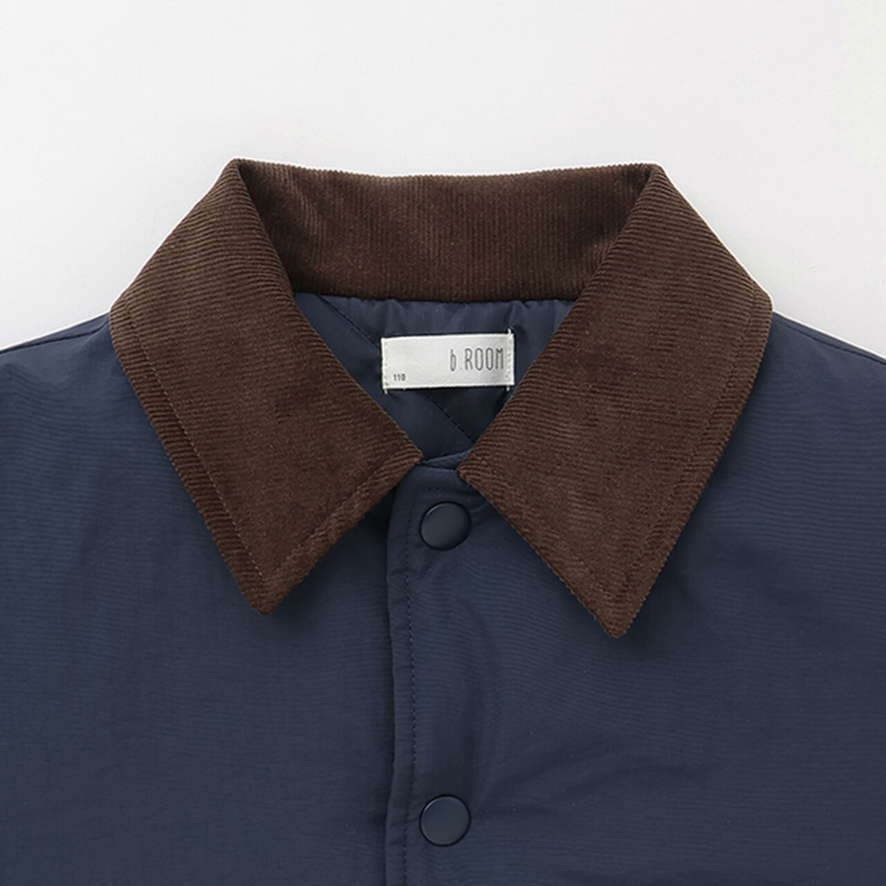 Free Combination Series Corduroy Collar Puff Jacket,Khaki, large image number 5