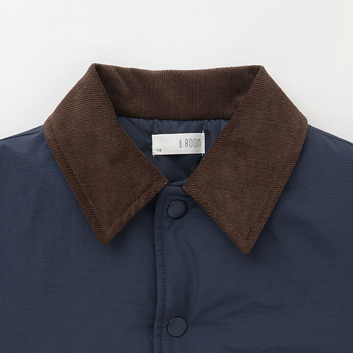 Free Combination Series Corduroy Collar Puff Jacket,Khaki, medium image number 5