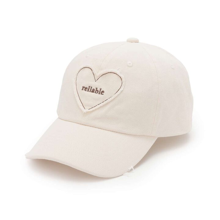 Heart Up Cap,Ivory, medium image number 0