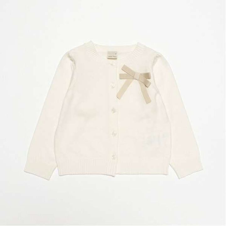 Ribbon Knit Cardigan,Sax blue, medium image number 13