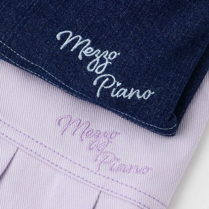 [Restock] Faux Fur Charm Pleated Skirt-Pants,Navy, medium image number 5