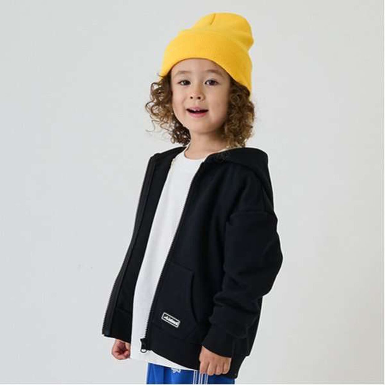 Anti-Stain Finish Silicone Patch Zip-Up Parka,Black, large image number 0