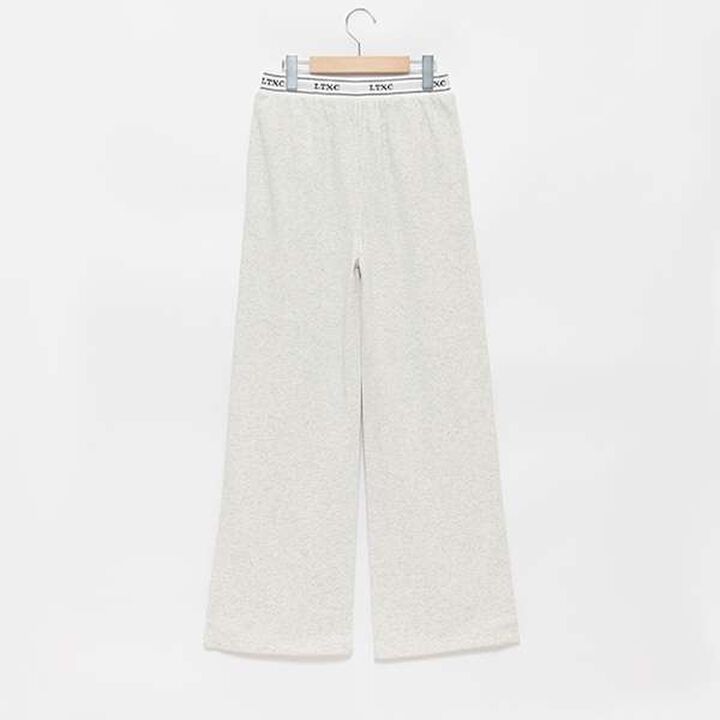 [LTXC] Quick-Dry Absorbent Waist Logo Sweatpants,Smoke white, medium image number 1