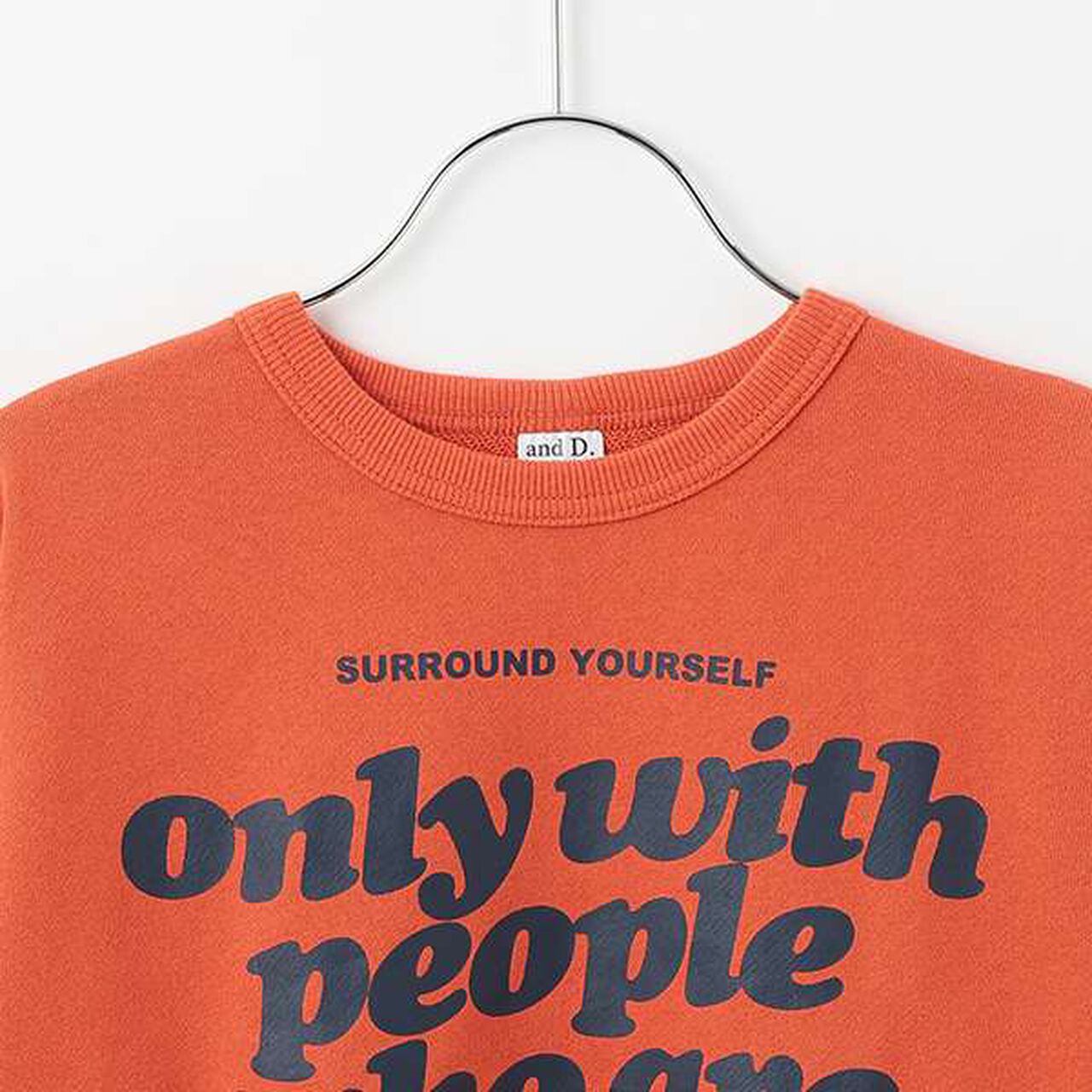 Assorted Logo Print Wide Sweatshirt,Yellow, large image number 7
