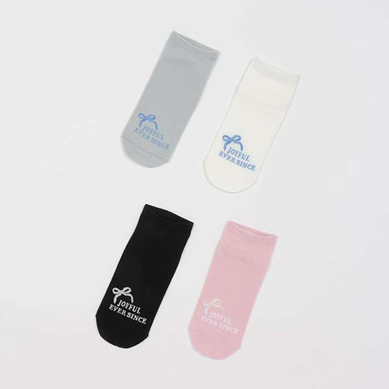 Logo Ribbon Sneaker Socks,Off white, large image number 4