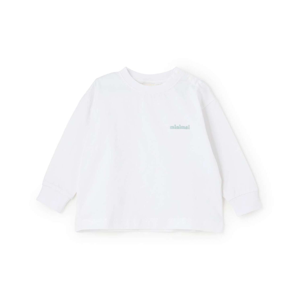[DailyME] C100/Anti-Stain/Long-Sleeve T-Shirt,Off white, large image number 0