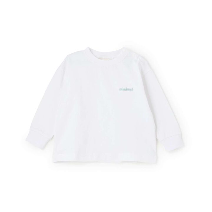 [DailyME] C100/Anti-Stain/Long-Sleeve T-Shirt,Off white, medium image number 0