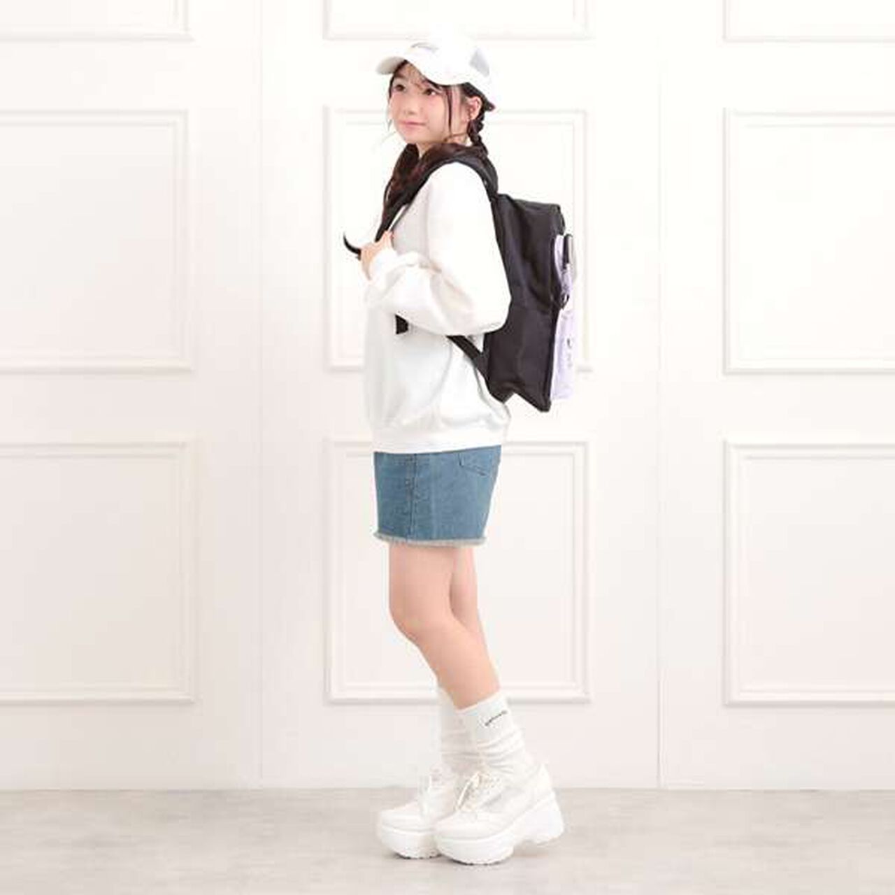 Mall-Style Multi-Pocket Backpack,Black, large image number 20