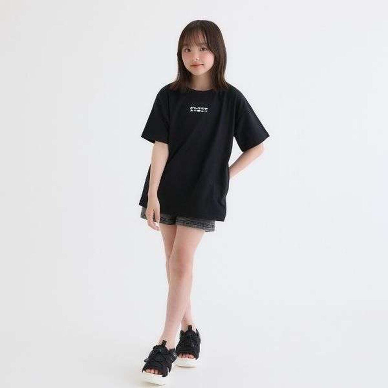[Tokyo Limited] Pink Latte Tokyo Big T-Shirt, 100% Cotton,Pink, large image number 4