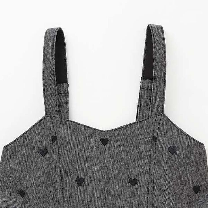 Shoulder Opening T-Shirt & Camisole One-Piece Dress Set,Black, medium image number 12