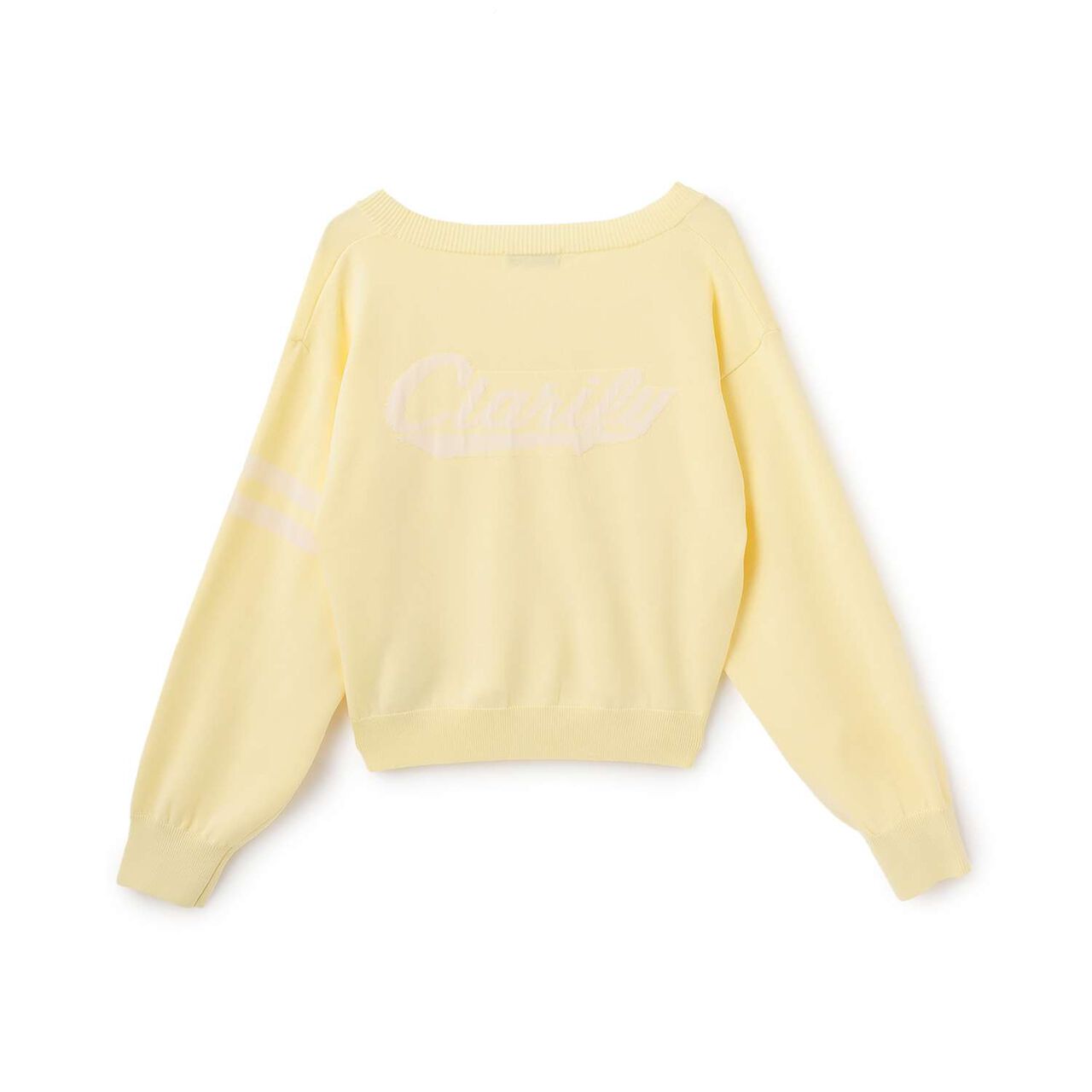 [UV/Washable] Back Logo Cardigan,Yellow, large image number 8