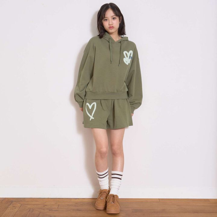 [LTXC] 100% Cotton Wool Lined Back Spray Outfit Set,Khaki, medium image number 4