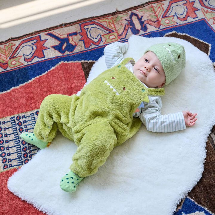 Animal T-Shirt & Boa Overalls Set,, medium