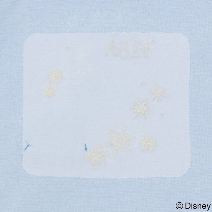 Frozen Elsa 2WAY T-Shirt [Cool Touch, UV Protection, Quick-Dry, Heat Shielding],Sax blue, medium image number 7