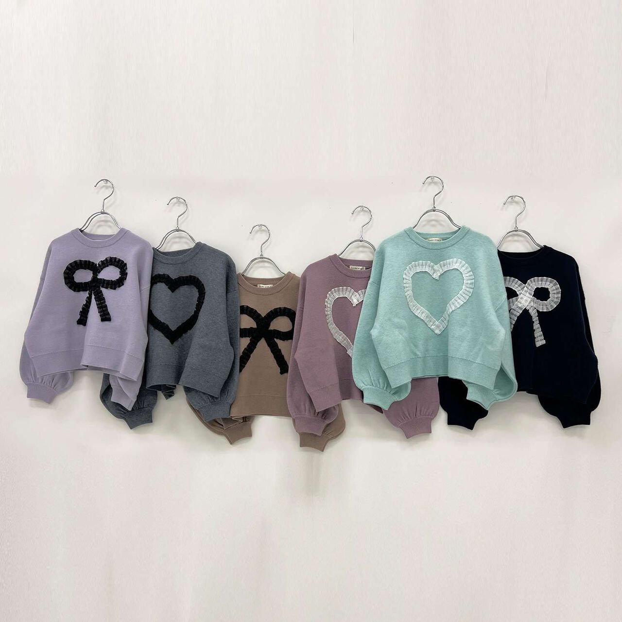 Marshmallow Comfort Machine Washable Heart & Ribbon Assortment Sweater,Emerald green, large image number 19