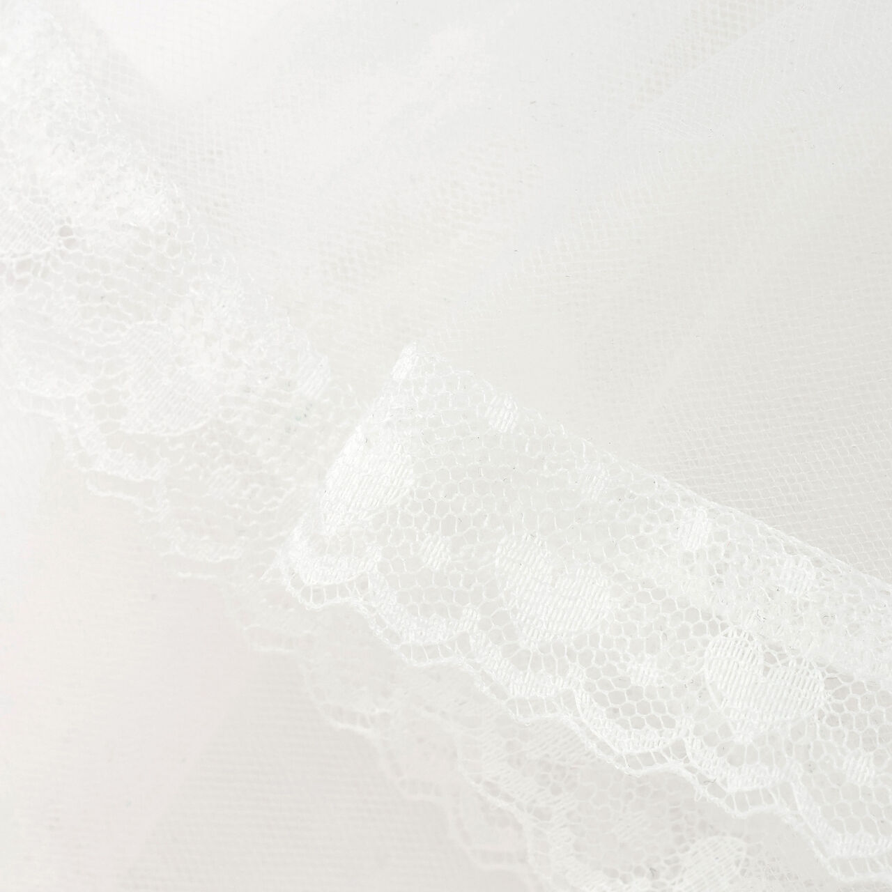 Tulle Frill Belt,Off white, large image number 4