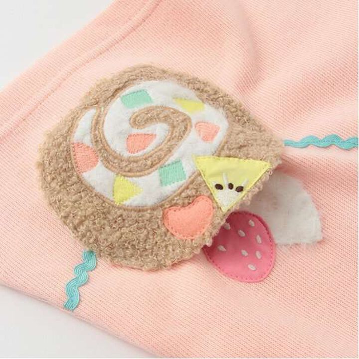 Roll Cake Small Shoulder Bag Sweatshirt,Lavender, medium image number 9