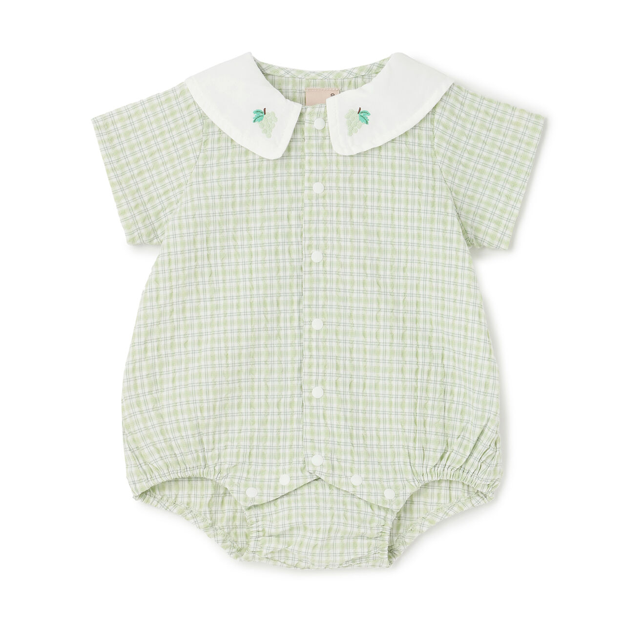 Fruit Collar Romper,Yellow, large image number 5