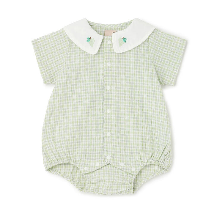 Fruit Collar Romper,Yellow, medium image number 5