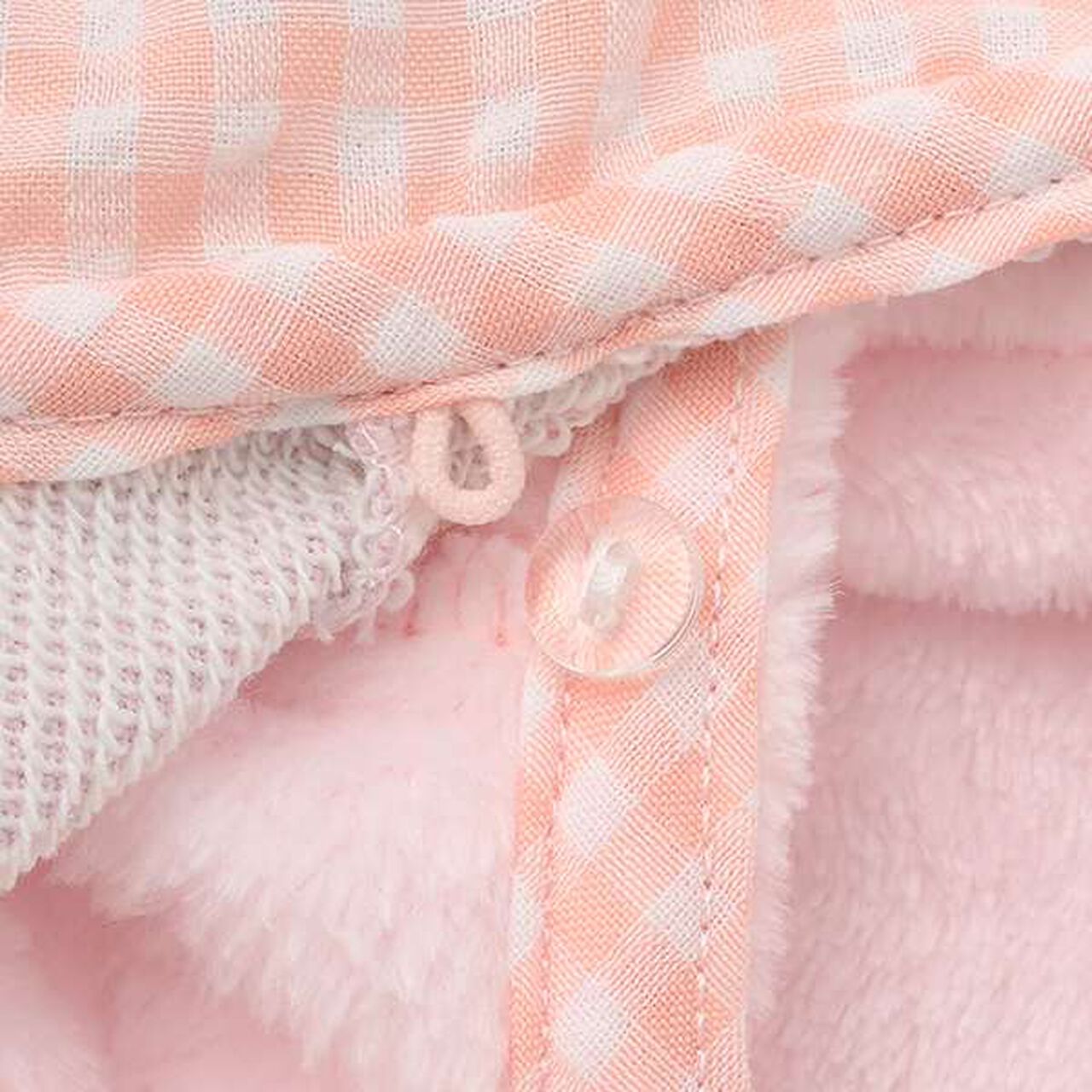 Lame Fleece 3 WAY Bomber Jacket,Light gray, large image number 14