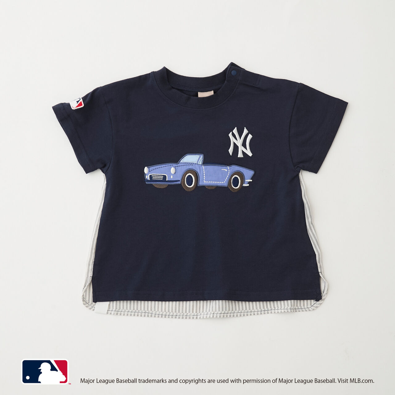 [MLB] Car Appliqu&eacute; T-Shirt,Light beige, large image number 10