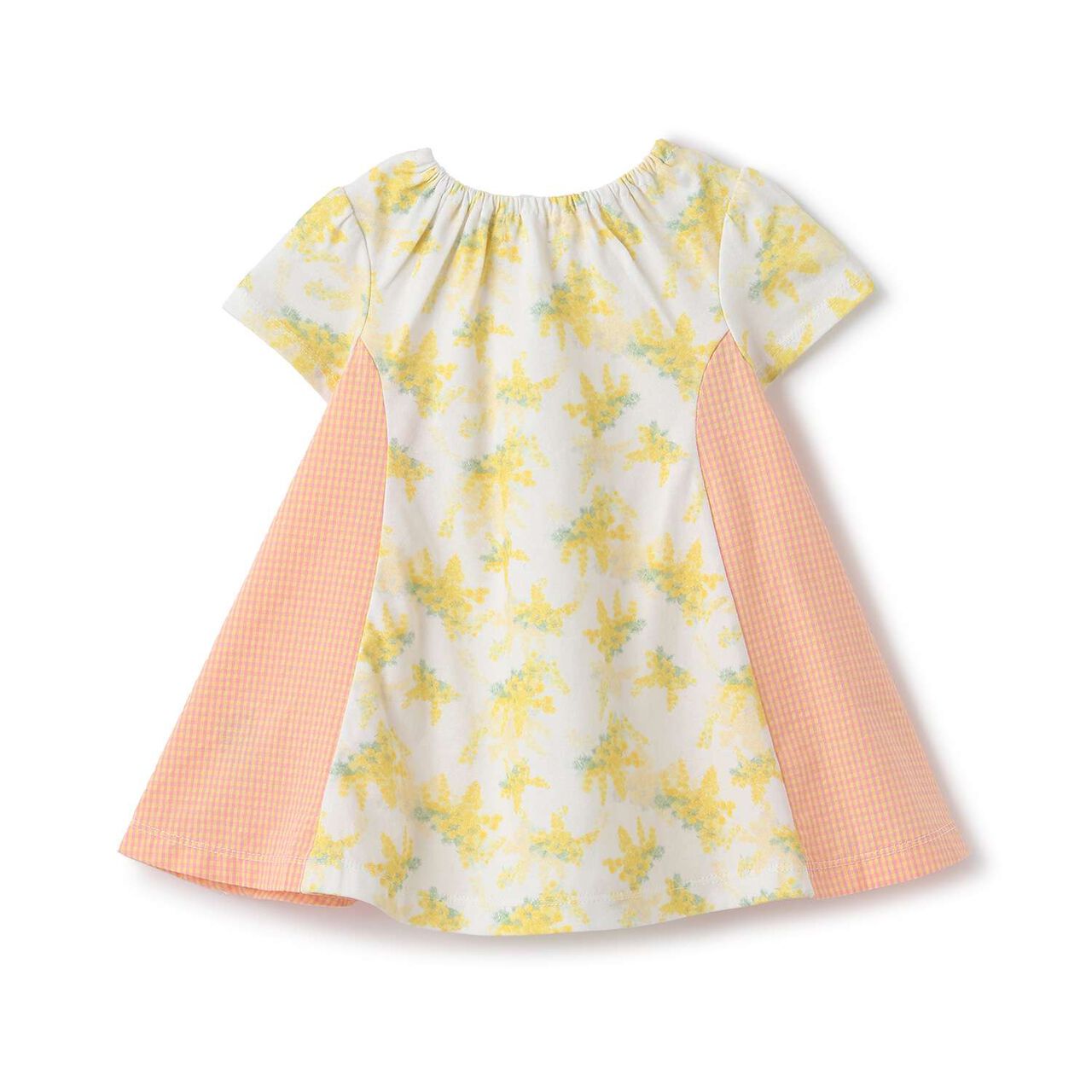 Mimosa Color-Block Tunic,Lemon yellow, large image number 1