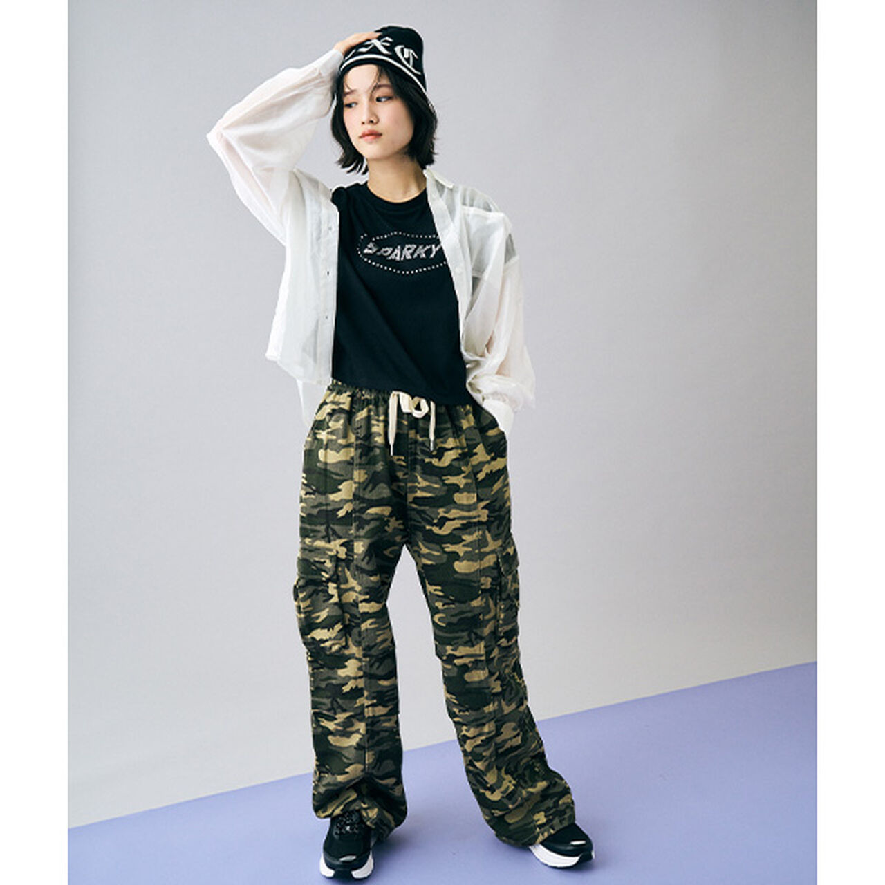 Camouflage Cargo Pants,Khaki, large image number 10