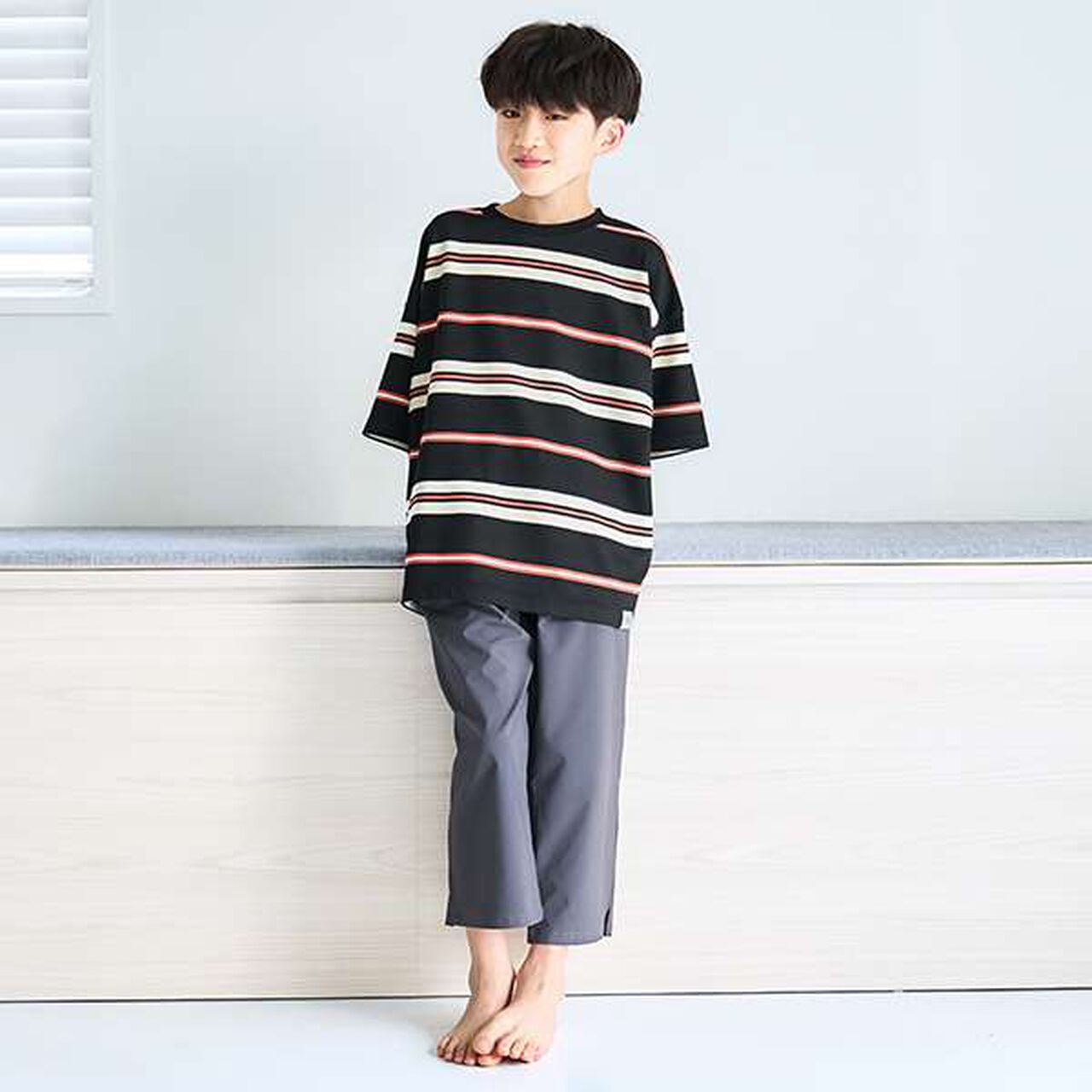 [Amphibious] 7/8 Baker Pants,Deep gray, large image number 5