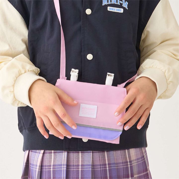 [DailyME/Water-Repellent] Travel Small Shoulder Bag with Pocket,Pink, medium image number 1