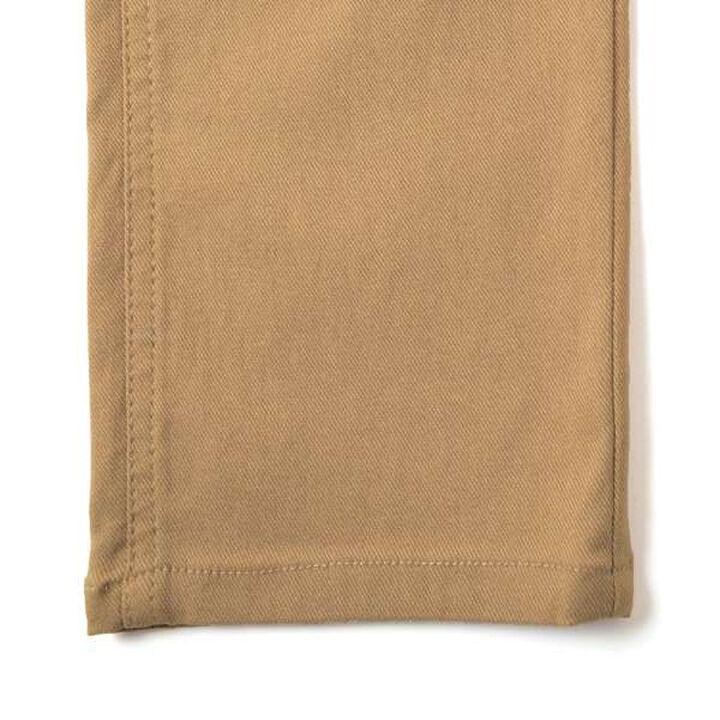 Super Stretch Fleece Slim Pants,Beige, medium image number 3