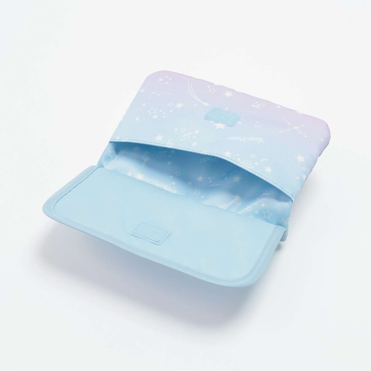 Zodiac & Musical Note Pattern Sacoche Bag ♪ (School Compatible),Light blue, large image number 7