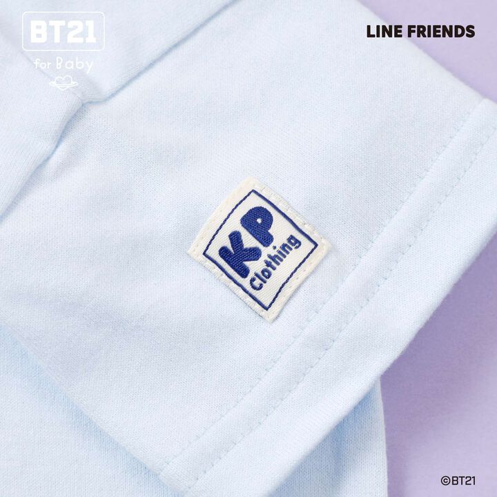 [BT21] Appliqu&eacute; Short Sleeve T-Shirt,Blue, medium image number 28