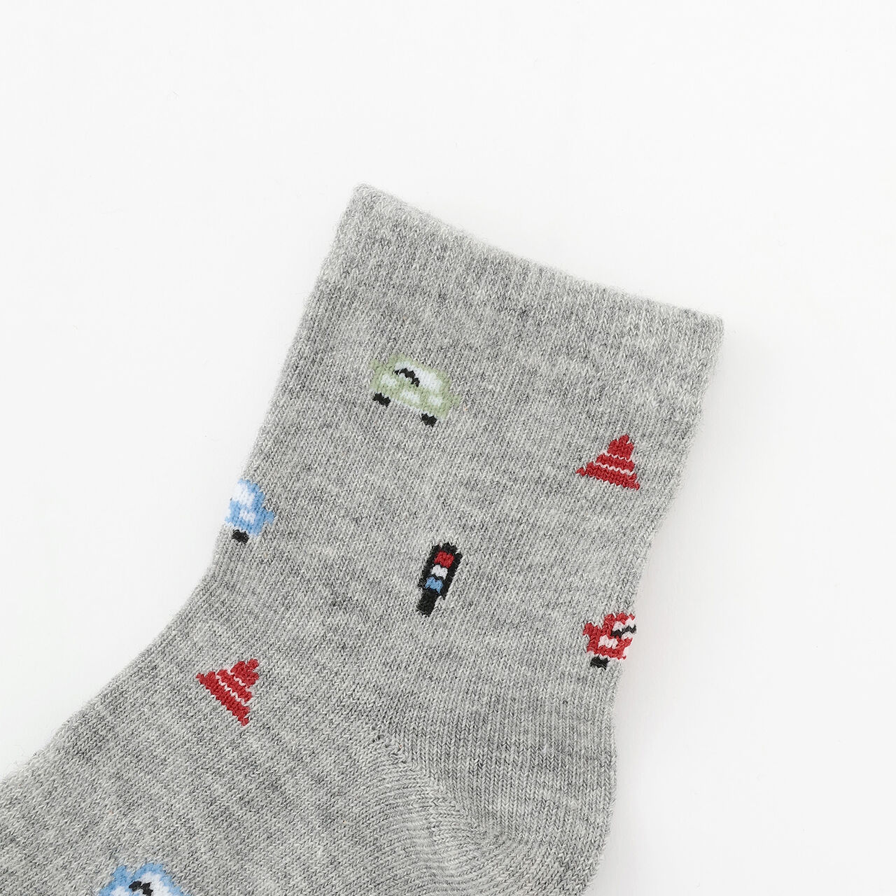 Assorted Crew Socks 2P,Beige, large image number 1