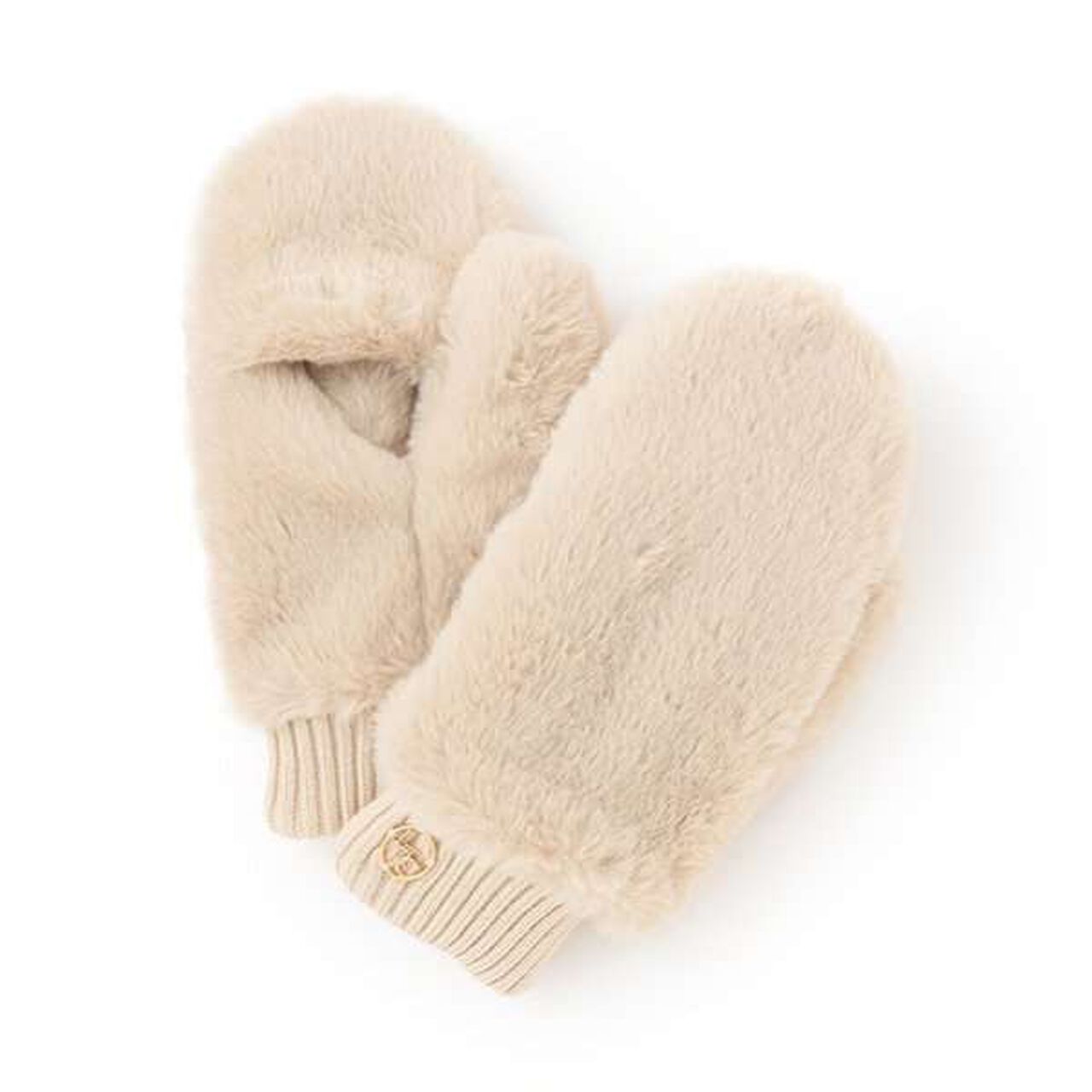 Faux Fur Gloves,Ivory, large image number 8