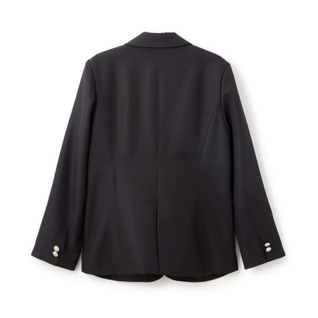 [Graduation Attire] with Emblem Tailored Jacket,Black, large image number 16