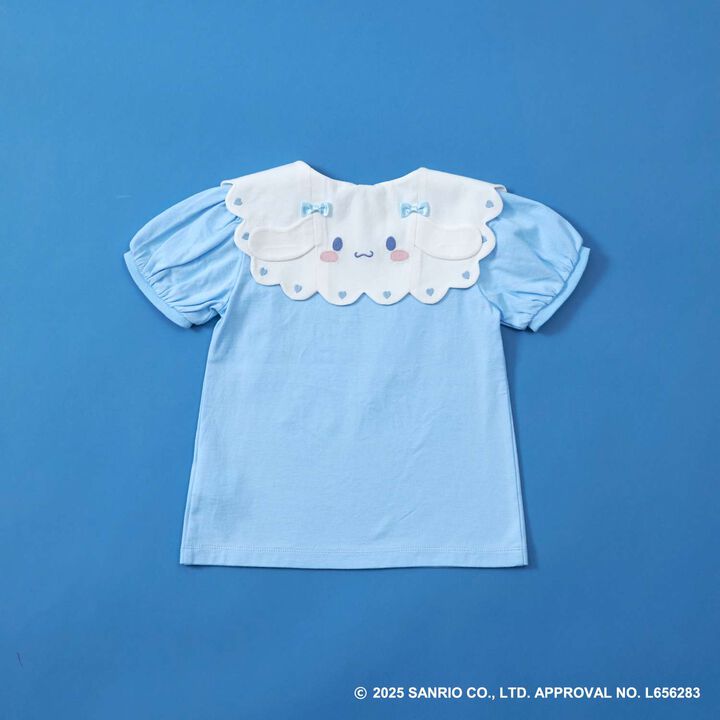 [Cinnamoroll Collaboration] Sailor Collar Short Sleeve T-Shirt,Pink, medium image number 9