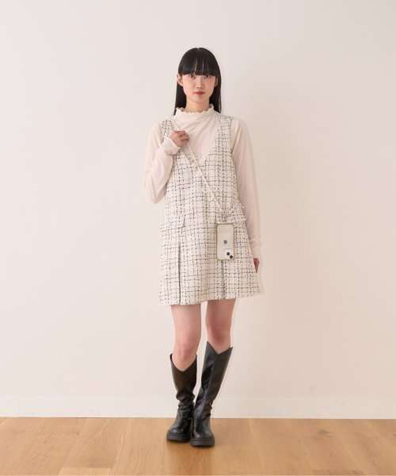 Sheer Velour Top,Black, large image number 6