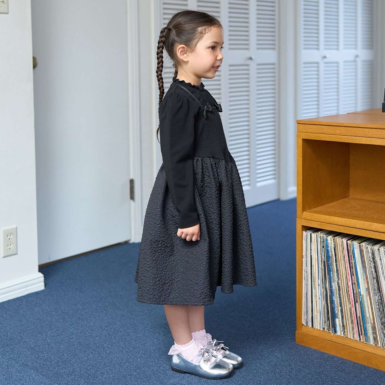 Halloween Jersey Knit Top & Camisole Dress Set,Black, large image number 25