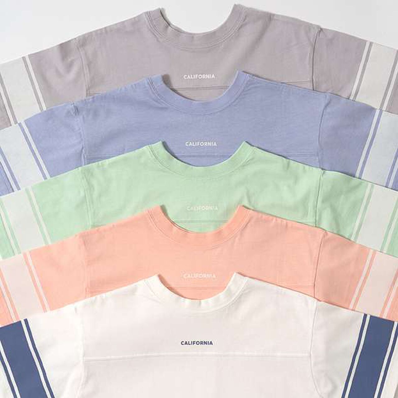 [Cool Touch] Either Way Is Fine! Sleeve Line Print Short Sleeve T-Shirt,Orange, large image number 15