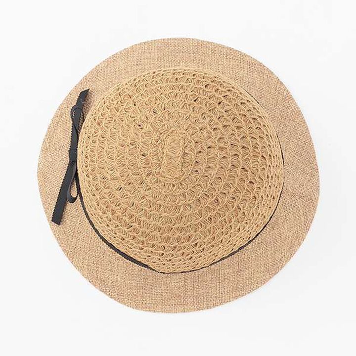 Mixed Material Hat,Ivory, medium image number 7