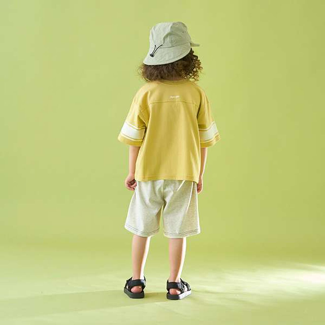 [Reversible] Line Print T-Shirt (Comfortable Jersey Fabric),Deep blue, large image number 6