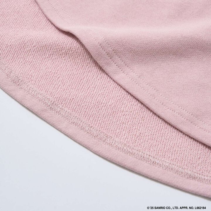 Sanrio Characters Goodbye Pills Fleece Transformation Parka & Flare Skirt Set,Off white, medium image number 3